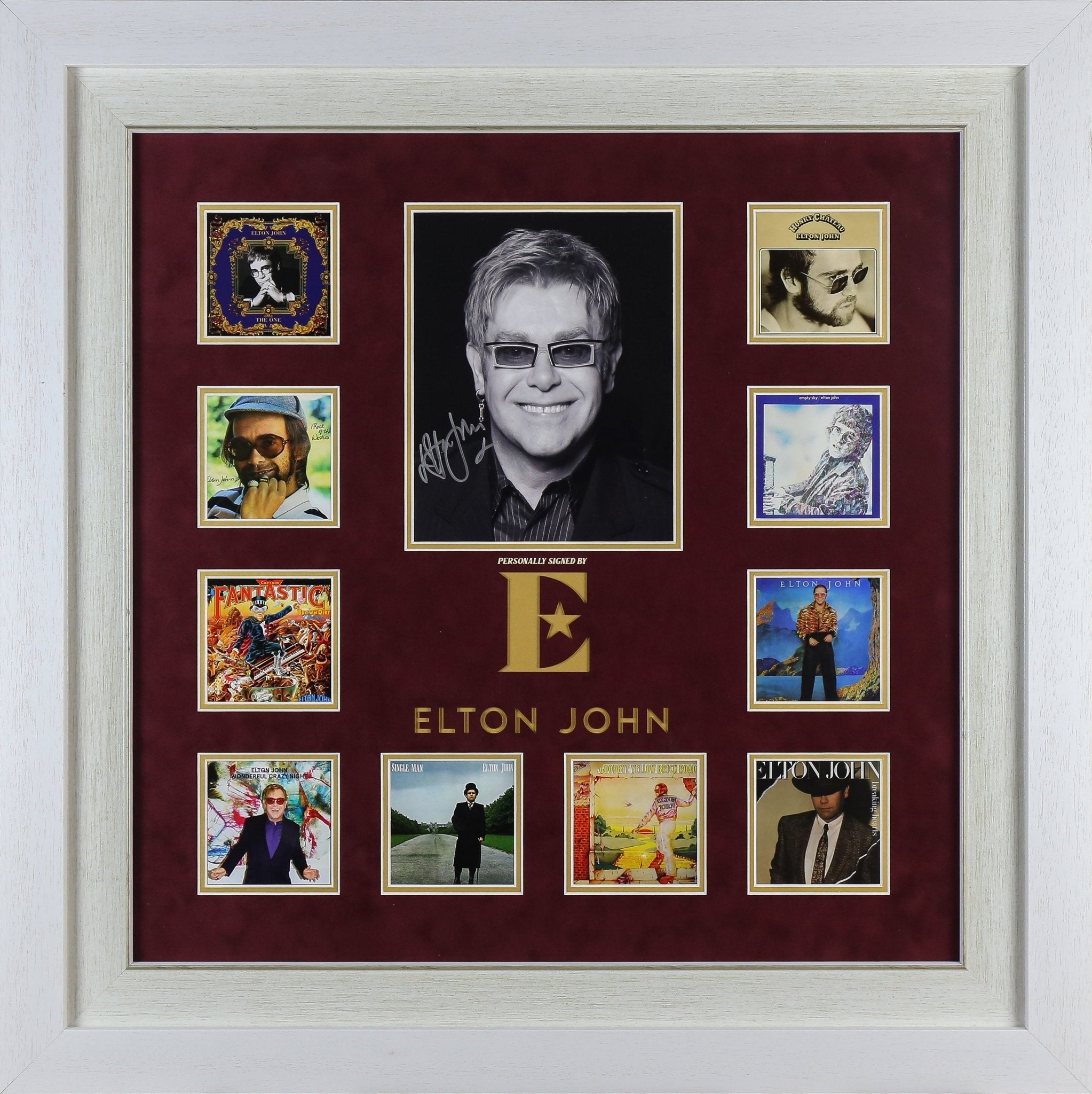 Sir Elton John Signed 12x8 Photograph Framed Display - Memorabilia Framers Shop